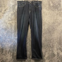 Revtown Automatic Jeans Mens 40x32 Dark Wash Denim Decade Straight Leg C... - £17.97 GBP
