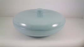 Iroquois Casual China by Russel W, Baby Blue Round Divided Serving Dish Covered - £75.16 GBP