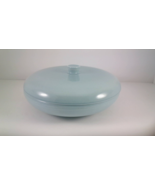 Iroquois Casual China by Russel W, Baby Blue Round Divided Serving Dish Covered - $94.05