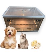 HKDQ Puppy Incubator,Puppy Incubator with Heating, Large PET Brooder Nur... - $71.25