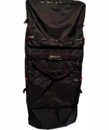 Black Canvas Large Folding Hanging Garment Bag Carry-on Luggage by MEMBE... - $53.44 CAD
