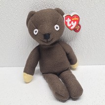 Ty Beanie Baby Mr. Bean&#39;s Teddy Bear 2012 Brown 9&quot; Beanbag Plush - $459.49 MXN