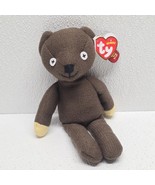 Ty Beanie Baby Mr. Bean&#39;s Teddy Bear 2012 Brown 9&quot; Beanbag Plush - $33.69 CAD