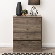 Prepac Astrid 4-Drawer Dresser In Drifted Gray. - $200.98