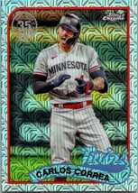 An item in the Sports Mem, Cards & Fan Shop category: 2024 Topps Series 2 - 1989 Topps Chrome Silver Pack Mojo Carlos Correa #2T89C-93