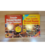 2 Favorite Brand Name Recipes Cookbooks Consumer Guide Editors Vintage G... - £15.74 GBP