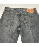 Levi&#39;s 514 Straight Jeans Blue Men&#39;s Size 33x30 Medium Wash Pockets Denim - $23.48