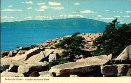 Vintage Postcard Schoodic Point Acadia National Park Maine 1973 Posted - £4.68 GBP