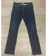 J. Crew Straight Leg Dark Wash Stretch Denim 30R Style C9205 Very Good C... - $475.17 MXN