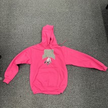 UND FIGHTING SIOUX FOREVER Hoodie Sweatshirt Adult M Pink Hockey NICE! - $1,134.38 MXN