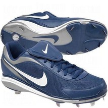 Mens Baseball Cleats Nike Air Zoom Coop Blue Metal Shoes $80 NEW-sz 15 - £15.57 GBP