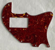 Guitar Pickguard For Suhr Classic T Antique Tele PAF Style,4 Ply Red Tortoise - £15.00 GBP