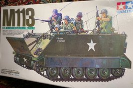 Tamiya M113 US Armoured Personnel Carrier Model Kit #35040 Scale 1/35 Fr... - $39.48