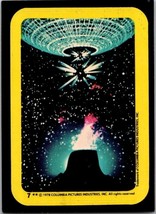 1978 Topps Close Encounters of the Third Kind Sticker # 7 Spaceship... (EX) - $2.69