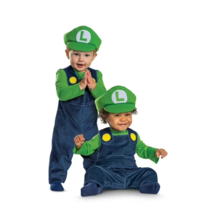 Disguise Super Mario Bros. Luigi Halloween Costume for Infant, Size 12-18M - $46.92 CAD