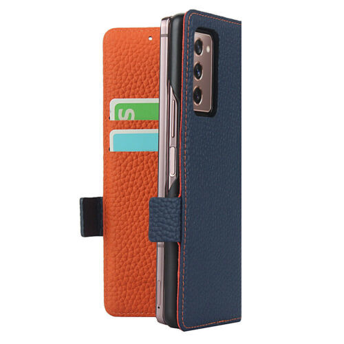 For Samsung Galaxy Z Fold 4 3 5G Wallet Leather Flip hard back Case Cover - $84.84