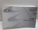 2020 Chevrolet Chevy Malibu Owners Manual 20 - $40.58