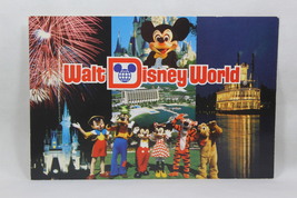 Walt Disney World Characters Postcard Mickey Minnie Pluto Goofy Pinocchio Tiger - £6.39 GBP