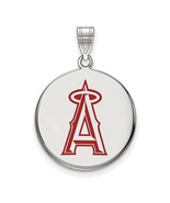 SS MLB  Los Angeles Angels Large Enamel Disc Pendant - $112.69 CAD