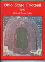 OHIO STATE NCAA FOOTBALL YEARBOOK MEDIA GUIDE-1983 -STATS-PHOTOS-INFO-vf - $48.50