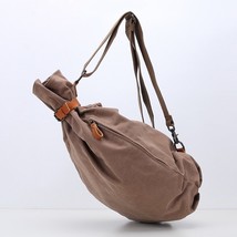 Cotton Canvas Shoulder Bag Vintage Travel Crossbody Bags for Women Designer Buck - £67.71 GBP