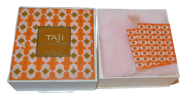 Vintage 60s TAJI by SHULTON Perfume Bath Powder 4 5/8 Oz Super rare! - £31.10 GBP