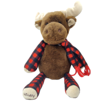 Scentsy Buddy Milford the Moose Retired Buffalo Plaid Pajamas Scarf NO S... - £18.12 GBP