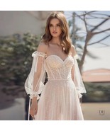 Chic Bride Wedding Sleeves, Boho Puff Bicep Tulle Sleeves Detachable, Fi... - $1,983.15 MXN