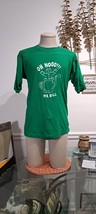 Vintage 80&#39;s Oh Noo!! Mr. Bill Gingerbread Man green T-shirt size L - $30.68