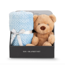 The Little Linen Company offers the adorable Plush Toy &amp; Blanket - Safari Bear - £95.08 GBP