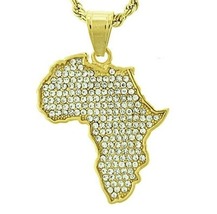 2.50 Ct Round Cut CZ Diamond Custom Map Shape Pendant 14k Yellow Gold Plated - £151.86 GBP