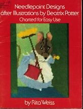 Vtg 1976 Beatrix Potter Needlepoint Designs Peter Rabbit Rita Weiss Pattern Book - £10.35 GBP