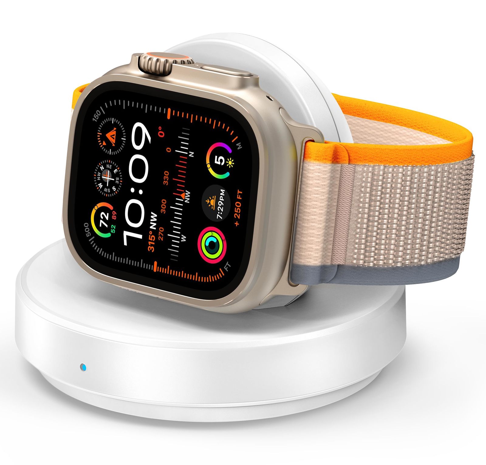 ZAPOGO Portable Magnetic Charging Dock for Apple Watch, Wireless Fast Watch Cha
