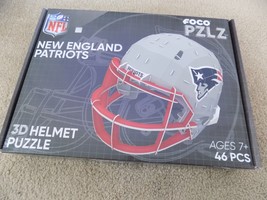 Foco Pzlz New England Patriots 46 Piece 3D Helmet Puzzle --FREE Shipping! - £15.44 GBP