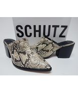 Schutz Zarly Size US 11 M (B) Women&#39;s Pointed Toe Heeled Mules Sandals S... - $62.48 CAD