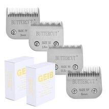 Geib Buttercut 4 Pack Dog Grooming Kit  Clipper Blades  Carbonized Ste... - $129.10+