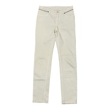 Lori Piana Cream Ivory Mid Rise Jeans Italy - Size IT 40 / US 4 / 29.5&quot; ... - £90.57 GBP