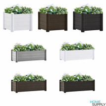 Outdoor Garden Patio Raised Bed Planter Flower Plant Stand Box Planters ... - £60.71 GBP+