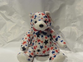 Ty Beanie Baby White 2003 - MWMT (Bear 2003) Patriotic - $10.99