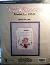 Wee Winsomes Count Cross Stitch Kit #2208 - Birth Announcement - £14.69 GBP