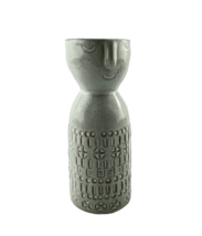 Bloomingville Stoneware Vase Embossed Face Danish Scandinavian Anthropomorphic - £20.40 GBP
