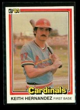 Vintage 1981 Donruss Baseball Trading Card #67 Keith Hernandez Cardinals - $9.64