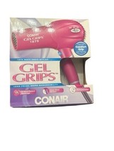 Conair Gel Grips Pink Hair Dryer 1875 Watt - 2 Heat/Speed Settings -New ... - $34.99