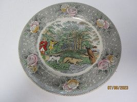 Vintage N. Currier Adams For B.Altman &quot;Woodcock Shooting&quot; Dinner Plate 10&quot; - £7.85 GBP