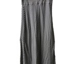 Anne Klein  Maxi Skirt Dress Womens Size Large Black White Striped Flare... - £9.94 GBP