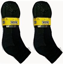 6 PAIRS CATERPILLAR CAT REAL WORK QUARTER SOCKS TRUCK BUILDER FARMING HI... - $24.74