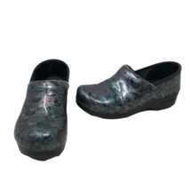 Dansko Womens Womens Iridescent Purple Blue Leather Clogs Size 40 US 9.5-10 - £25.97 GBP