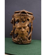 Green Man World Of Science Spirit Of The Forest Metal Candle Holder Lantern - £48.83 GBP