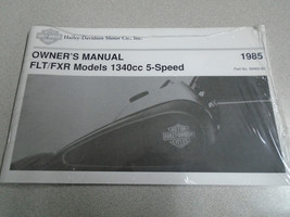 1985 Harley Davidson FLT &amp; FXR Owners Operators Owner Manual - $129.99