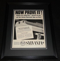 1951 Sylvania Electric 11x14 Framed ORIGINAL Vintage Advertisement - £39.56 GBP